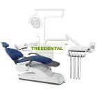 New Dental Chair Unit with LED Operation Lamp，9 programs inter-lock control system，Independent box，Sewed eco-leather cushion, CE Approved