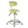 New Style Foot Controlled Dental Mobile Chair Ergonomic Saddle Doctor's Stool PU Leather