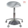 Medical Dental Foot Controlled Saddle Stool Mobile Doctors' Chair PU Leather,Travel Distance:140mm