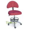 Dentisit's Stool Doctor Chair with Bar Ring, Microfiber Leather