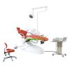 Luxury  Dental Chair Unit,Full course disinfection With tubing/oral disinfection,Swing Mount Delivery System/ Cart Instrument Tray , CE approved