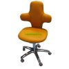 Hot Selling Ergonomic Comfortable Adjustable 360°Rolling Microfiber Leather Doctor's Chair Dental Stool ,With Adjustable Seat and Backrest
