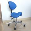 Saddle Stool ,Dental Medical Doctor Assistant Stool Saddle Style Seat with PU Or Microfiber Leather
