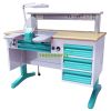 CE Approved, Dental Workstation Single Person Laboratory Equipments, Built-in Dust Collector, 1.2M Length