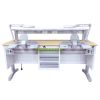 CE Approved, Dental Workstation Double Two Persons Dental Lab Equipments, Built-in Dust Collector, 1.8 M Length