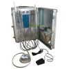Six Holder Portable Dental Turbine Delivery Unit Trolley with Build-in COMPRESSOR, with LED curling Light & Scaler