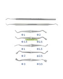 CE Approved Uncoated Stainless Steel Dental Amalgam Pluggers Silver amalgam fillers,Single Head/Double Heads