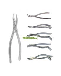 Uncoated Stainless Steel Tooth Extractor Forceps,Tooth Extraction Forceps For Adults
