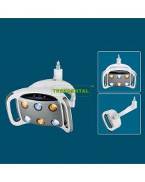 Dental LED Operation Lamp Oral Light 6 Bulbs For Dental Unit Chair,Induction Switch&Touch Control,Illumination 8000-30000Lux,Color Temperature 3500-5000K Adjustable,CE Approved