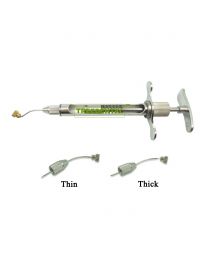 Dental Restorative Instruments CE Approved Uncoated Stainless Steel Dental Agar Syringe(2ML)