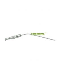 CE Approved Uncoated Stainless Steel Aspirating Salivary Duct
