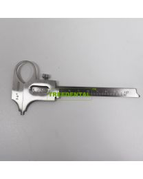 CE Approved Uncoated Stainless Steel Dental Measuring Vernier Caliper
