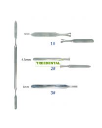 Uncoated Dental Cement Spatulas Cement Mixing Knife Denture Powder Mixing Knife