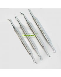 CE Approved Uncoated Stainless Steel Dental Cement Pluggers