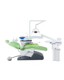 Integral Design Economic Dental Chair Unit,3 Memory Positions，Large Size Instrument Tray,FDA Approved，With 1pc Dentist Stool