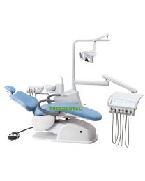 Integral Design Dental Unit ,Hot Sale Dental Luxury Chair,Touch Sense Instrument Tray,Micro Fiber Leather Cushion,With 1pc Luxury Dentist Stool