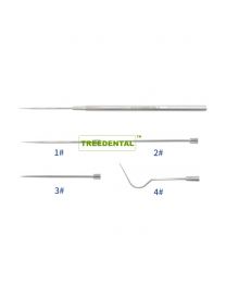 CE Approved Uncoated Stainless Steel Dental Root-Canal Pluggers，Vertical Pressurizer Straight Head/Elbow Head