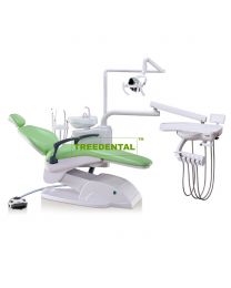 Integral Design Economic Dental Chair Unit,Button key dentist instrument tray,PU Leather Cushion,With 1pc Dentist Stool 