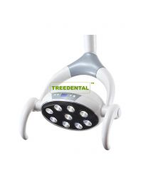 Dental LED Operation Lamp Oral Light 9 Bulds For Dental Unit Chair , Induction Switch Button Switch,Illumination 8000-23000Lux,Double Color Temperature,CE Approved