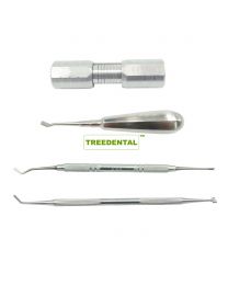 Uncoated Stainless Steel Dental Orthodontic Instruments,Square Wire Shaper/Ring Pusher/Ligation Wire End Thruster/Ligation Rod