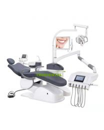 Touch-screen Control System Dental Chair Unit，Micro fiber leather cushion，New Luxury Dental Chair