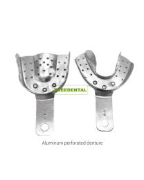 Medical Dental Instruments CE Approved Uncoated Dental Aluminum Impression Tray With Holes/Nonporous,Partial Impression Trays/Removable Adjustable Impression Tray