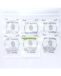 Dental Orthodontic Archwires,NiTi Reverse Curve Wire,Round or Rectangular Wire,For Teeth Brackets,50bags
