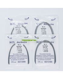 Dental Orthodontic Archwires,Niti Super Elastic Wire&NiTi Thermal Active Wire,Round or Rectangular,Square/Ovoid/Natural,50bags