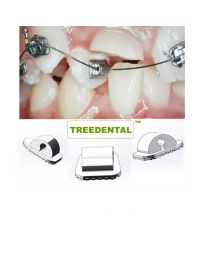 Single Mini Tube Bondable, Dental Orthodontic Buccal Tubes, FDA/CE approved，Slot Size 0.022,50sets