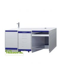 Stainless Steel Combine Cabinet with GZ001C+GD010+GZ032 Single Medical Dental cabinet,1680*500*850mm