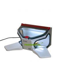 Dental Sand Blaster Sandblasting Cabinet with removable arm rest