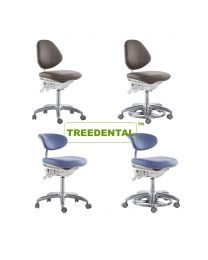 Hot Sale Foot Controlled Dental Mobile Chair ,Ergonomic Doctor's Stool ,Upgrade Microfiber Leather