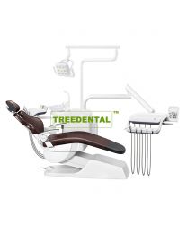 Hot sell CE approved Dental Chair Unit with LED Operation Lamp，9 programs inter-lock control system