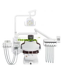 Hot sell CE approved Dental Chair Unit with LED Operation Lamp，9 programs inter-lock control system
