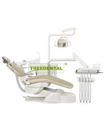 New Dental Chair Unit with LED Operation Lamp,3 programs inter-lock control system,CE&ISO Approved