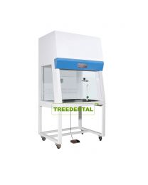 Laboratory Motorized Front Glass Window Ducted PP Fume Hood  With LED Display,CE approved