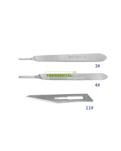 CE Approved Stainless Steel Medical Dental Surgical Instruments Surgical Blade Surgical Knife Handle Scalpel Handle 3#/4#，Scalpel Blade 11#