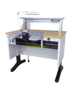 CE Approved,Dental Workstation Single Person Laboratory Equipments, Built-in Dust Collector, 1.0 M Length
