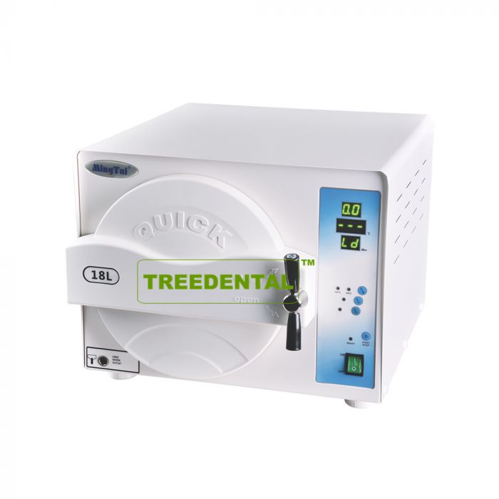 MingTai® 18L /23L, Dental Autoclave Steam Sterilizer, New Class N,LED  Display,CE approved Treedental