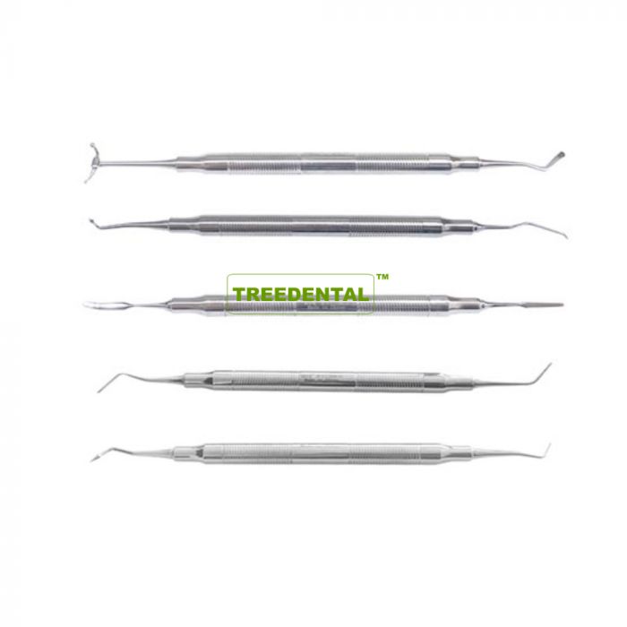 CE Approved Uncoated Stainless Steel Dental Resin Fillers Kit