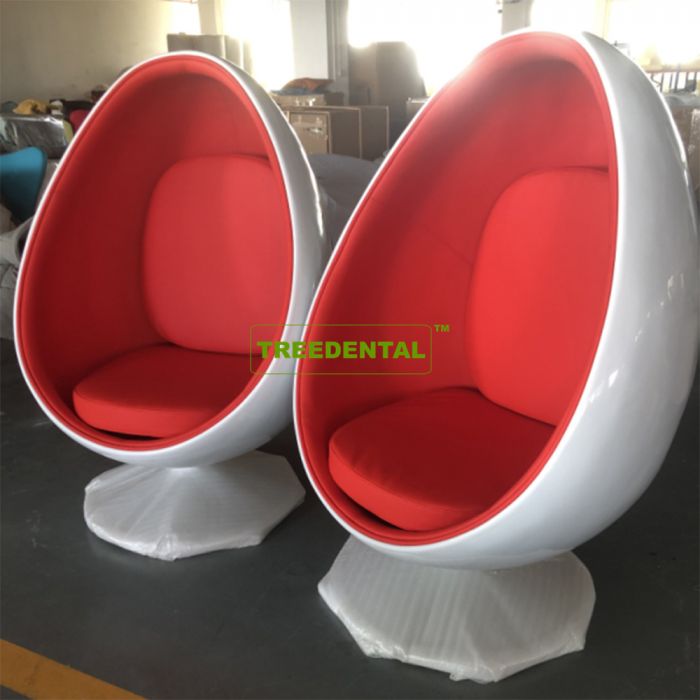 Fiberglass Stereo Egg Pod Chair With Speakers
