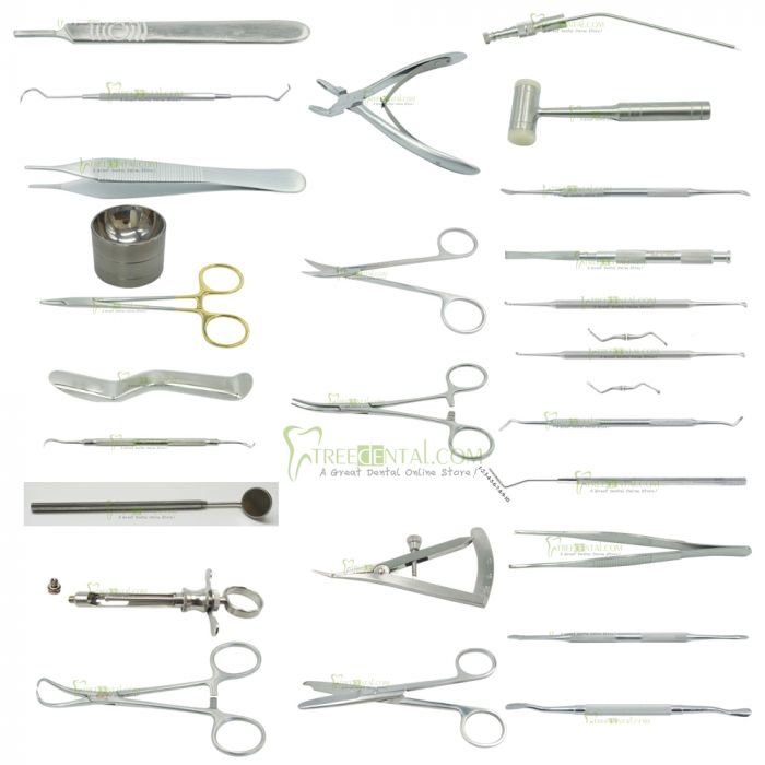 High-quality Dental Implant Surgical Instruments Kit, with