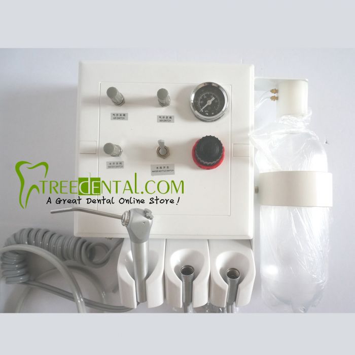 Portable Wall-Mount Dental Turbine Unit 4H Turbineneinheit  Work w/ Compressor 
