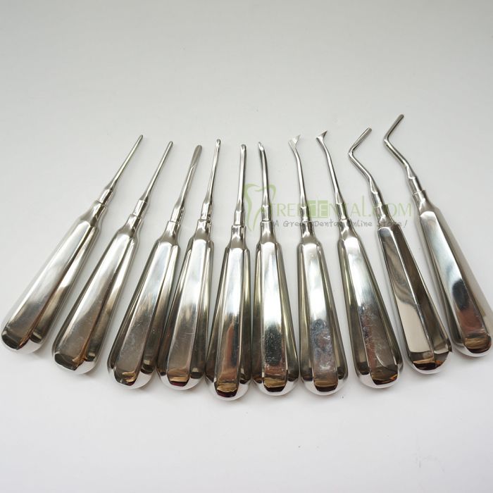 10Pcs/ Set New Stainless Steel Wax Carving Dentist Surgical Dental