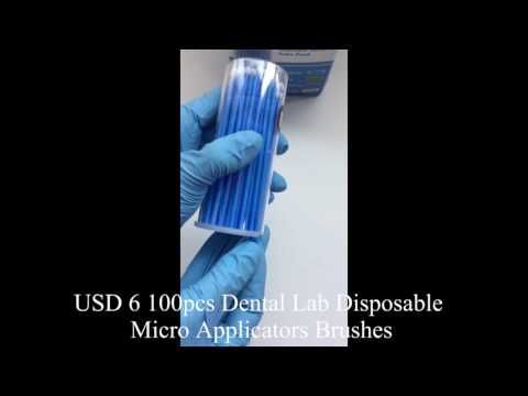 100pcs/bag dental disposable micro brush micro
