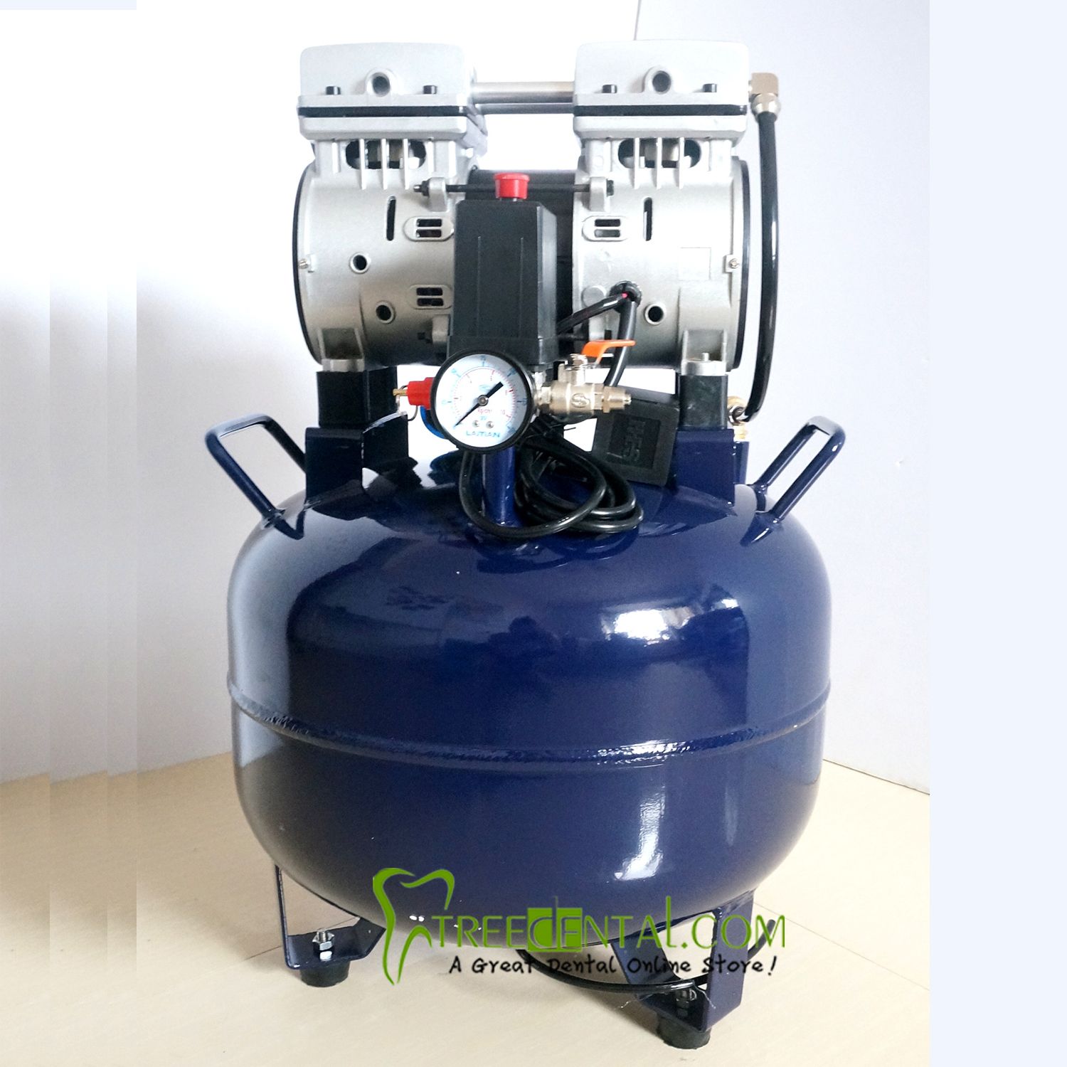 32L Air Compressor Luftkompressor Luftverdichter Druckluftkompressor Oil Free DE 
