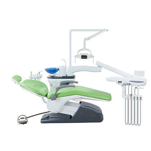 Integral Design Economic Dental Chair Unit,3 Memory Positions,Large Size Instrument Tray,FDA Approved,With 1pc Dentist Stool