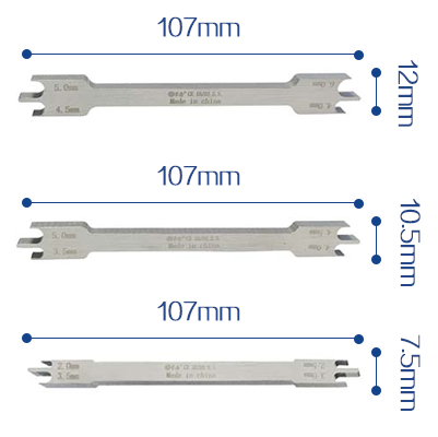 Uncoated Stainless Steel Dental Orthodontic Bracket Locator (Rod Type),Pole-like Bracket Positioning Gauge Bracket Positioner