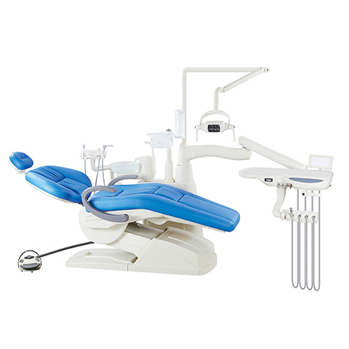 Split Type Design Practical Dental Chair Unit,Landing Side Box, 3 Memory Positions,FDA Approved，With 1pc Dentist Stool