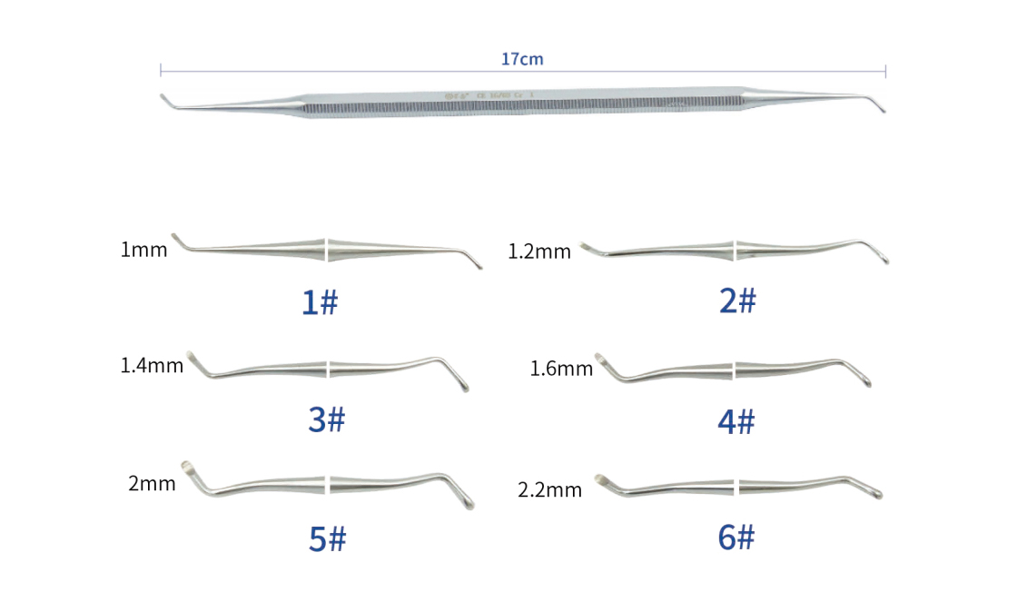CE Approved Uncoated Stainless Steel Dental Excavators,Oral Medical Instrument